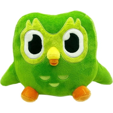 Guvpev Duolingo Owl Plush Toys, 7.8" Cartoon Green Duolingo Duo Plushie, Funny Duo Owl Stuffed Animals Plush Dolls for Home Decoration, Kids and Fans Birthday Gifts Choice