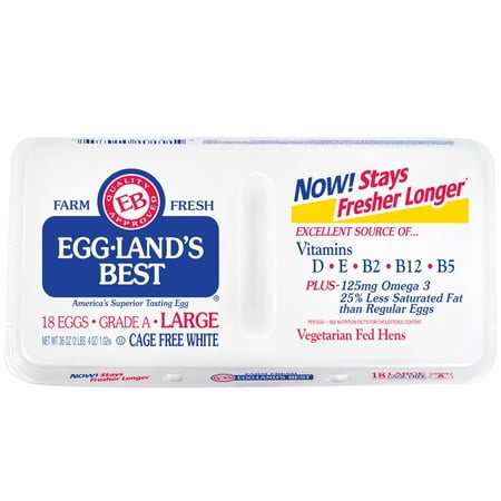 EB 18 Large Cage Free White AA Egg