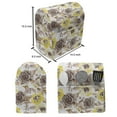 thumbnail image 4 of Vintage Stand Mixer Cover, Grungy Looking Roses Feminine Vintage Flourish Romantic Nature Revival, Kitchen Appliance Organizer Bag Cover with Pockets, 5 Quarts, Yellow Beige Brown, by Ambesonne, 4 of 4