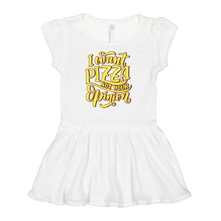 

Inktastic I Want Pizza Gift Baby Girl Dress