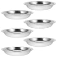 thumbnail image 2 of Juego de 6 salseras de acero inoxidable, miniplatillos, cuencos redondos para condimentos, platos para salsas y aperitivos., 2 of 8