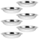 thumbnail image 2 of Juego de 6 salseras de acero inoxidable, miniplatillos, cuencos redondos para condimentos, platos para salsas y aperitivos., 2 of 8