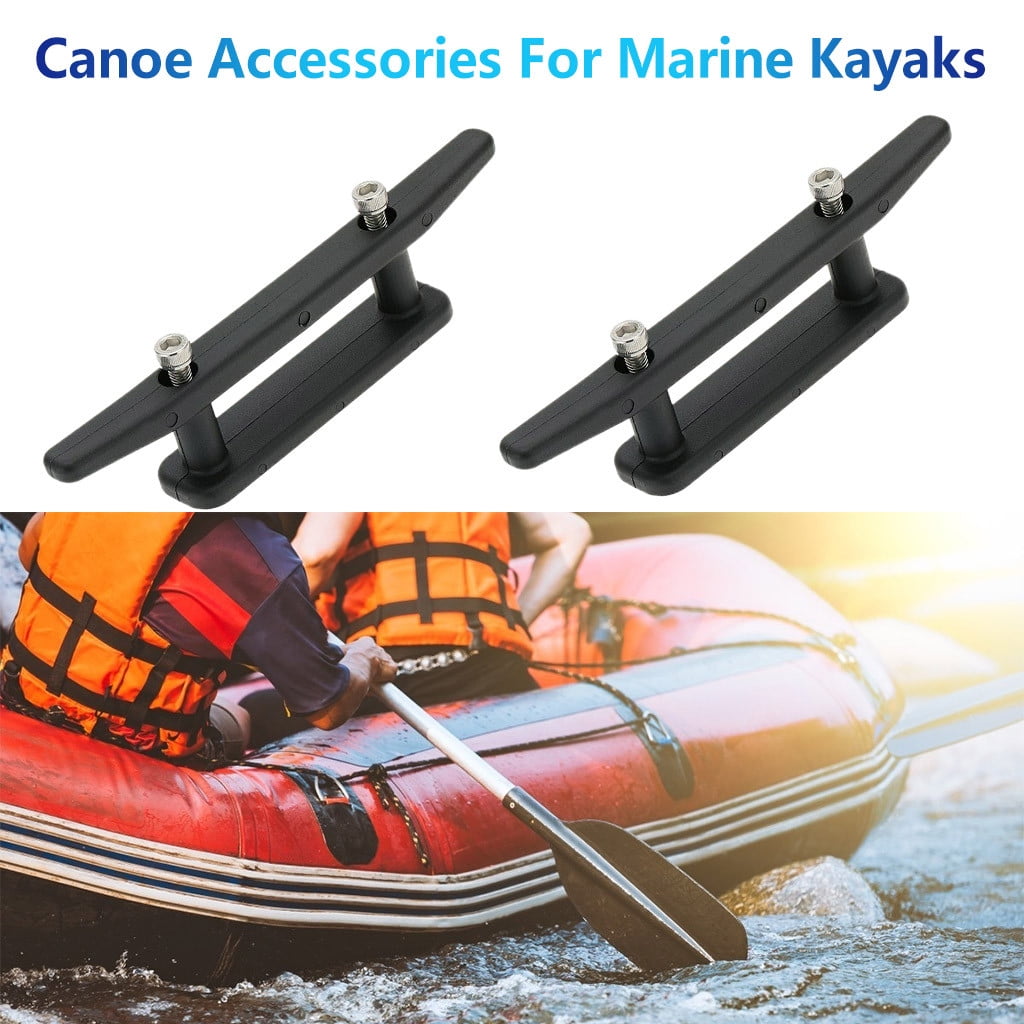 2PCS Marine Mooring Anchor Deck Cleat w/ Screws for Kayak Boat Canoe