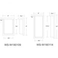 thumbnail image 2 of WAC Lighting Vega 9" 1-Light LED Indoor or Outdoor Aluminum Wall Light in Black, 2 of 4
