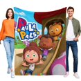 thumbnail image 1 of Paula y sus Amigos anti-pilling, suave, ligera, esponjosa y acogedora de lujo para hogar y cocina – Perfecta para niños y adultos,50X70cm, 1 of 6