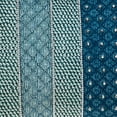 thumbnail image 3 of Parkland Collection Petunia 14x20" Fabric Throw Pillow in Green/Teal, 3 of 6