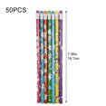 thumbnail image 3 of Jiibva 50Pcs Cartoon Pencils with Erasers,Cartoon Tooth Pattern Pencils Wooden Pencils People's Drawing Pencils for Party Reward Supplies, 3 of 7