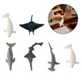 thumbnail image 2 of 6pcs Marine Animal Model Adorable Marine Life Model (Black White Light Grey), 2 of 8