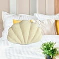 thumbnail image 1 of Sea Shell Pillow Clam Pillow Decorative Pillow for Living Room Bed Car, 1 of 8