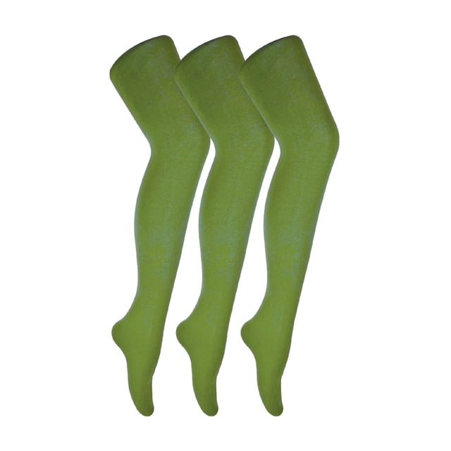 3 Pair Multipack Womens Coloured Opaque 80 Denier Tights | Sock Snob | Plain Block Colour Tights