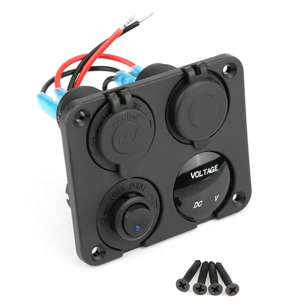 historie hvorfor ikke Urimelig Dual USB Switch Panel, Toggle Switch Panel, Dust-proof Durable In Use For  Cars - Walmart.com