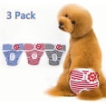 thumbnail image 1 of 3 calzoncillos sanitarios para perros, pañales reutilizables para perras, pañales de seguridad menstruales lavables, bragas para mascotas fisiológicas, 1 of 5