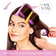 thumbnail image 6 of 31 Pieces Hair Rollers Set Self-Handle Curler Set Self-Adhesive Curlers Curlers Velcro Rollers for Salon Hairdressers Random color, 6 of 7