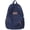 Navy, variant on BadPiggies Denim Backpack for Women & Men Retro Rucksack Basic Bookbag High School/College Students Travel Laptop Bag - Navy