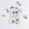 thumbnail image 2 of Gerichy Boys Swim Set, 2T 3T 4T 5T Swimsuit Boys Boys Swimsuit Comfortable Breathable Fashion Beach Coconut Tree Print Boys Swimsuit, 2 of 5