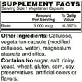 thumbnail image 2 of Biotin 5,000 mcg Easy Swallow Vegetarian Capsules (USP-Grade!) by BariatricPal Size: 120ct Bottle, 2 of 4