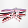 thumbnail image 4 of Becaristey Pet Harness Portable Adjustable Folding Colorful Flexibe Safe Detachable Collar Chest Strap Accessories with Tow Rope Black S 1Set, 4 of 6