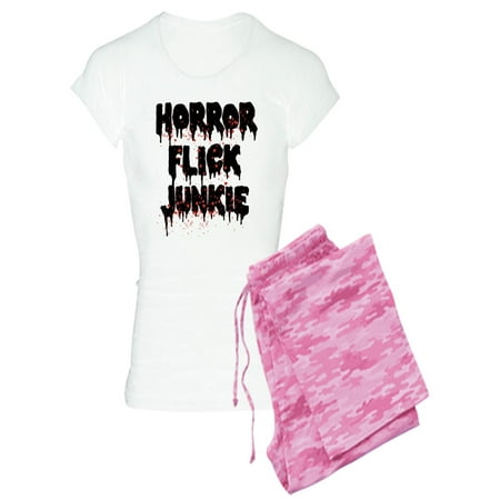 

CafePress - Horror Flick Junkie - Women s Light Pajamas