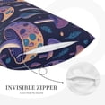 thumbnail image 5 of Fotbe Floral Hippie Mushrooms Pillow Cases - Envelope Closure - Luxury, Extra Soft, Cooling Pillow Covers - Wrinkle, Fade, Stain Resistant-20"x30", 5 of 9