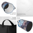 thumbnail image 2 of Balery Majestic Fantasy Castle Cesta de ropa redonda con asas, impermeable, independiente, para ropa, juguetes, dormitorio y familia-Medium, 2 of 6