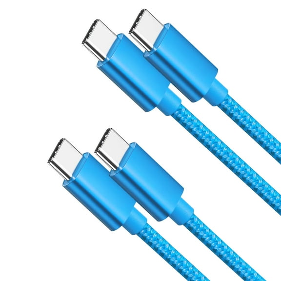 USB C to USB C Cable [10ft, 2-Pack], Freedomtech 60W/3A Fast Charging USB Type C Charger Cord Compatible with Samsung Galaxy S22/S22 , S21/S21  Ultra 5G, S20/S20  Ultra 5G, Note 20/10, Pixel, Switch