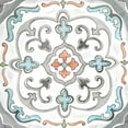 thumbnail image 2 of CoulterCynthia 26x26 Black Ornate Wood Framed with Double Matting Museum Art Print Titled - Jewel Medallion Gray II, 2 of 4