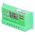 thumbnail image 4 of Controlador de carga solar VOBOR Varias funciones de protección Gestión de carga PWM Regulador solar LCD PWM Controlador de batería de panel solar(10A), 4 of 14