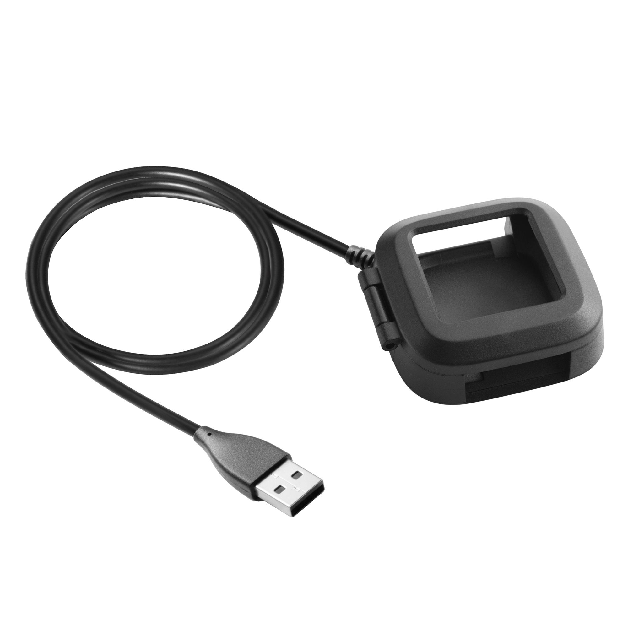 Black For Fitbit ONE USB Charger Charging Cable Cord Replacement