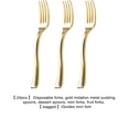 thumbnail image 4 of Bewildely Juego de utensilios de cocina fáciles de limpiar de 24 piezas para una experiencia gastronómica sin complicaciones Seguro para Mostrada tenedor dorado 9.8CM, 4 of 6