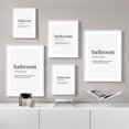 thumbnail image 3 of Wovilon Boho Funny Bathroom Signs Wall Artprint Mid Art Bathroom Poster, Do Not Include Photo Frames, 3 of 3