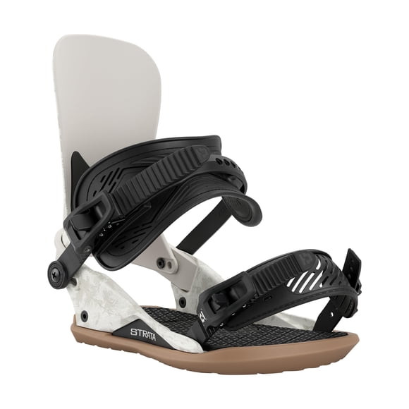 Fijaciones de snowboard Union Strata para hombre, color arena, tamaño mediano