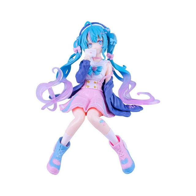 Figura de anime de juguete coleccionable Hatsune Miku, 12 cm, PVC