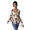 Apricot, variant on Women's Floral Tie-Up Square Neck Blouse - Cute & Sweet Long Sleeve Wrap Top S-XL