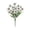 White, variant on OAVQHLG3B Artificial Silk Pansy Flowers Outdoor Spring Flowers Pansies Wildflower UV Resistant Plants Faux Impatiens Purplepink for Window Box Wedding Party Outside Garden Porch Decor