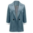 thumbnail image 3 of Cardigan Ouvert Uni Mode Décontractée pour Femmes Veste à Manches Longues, 3 of 5
