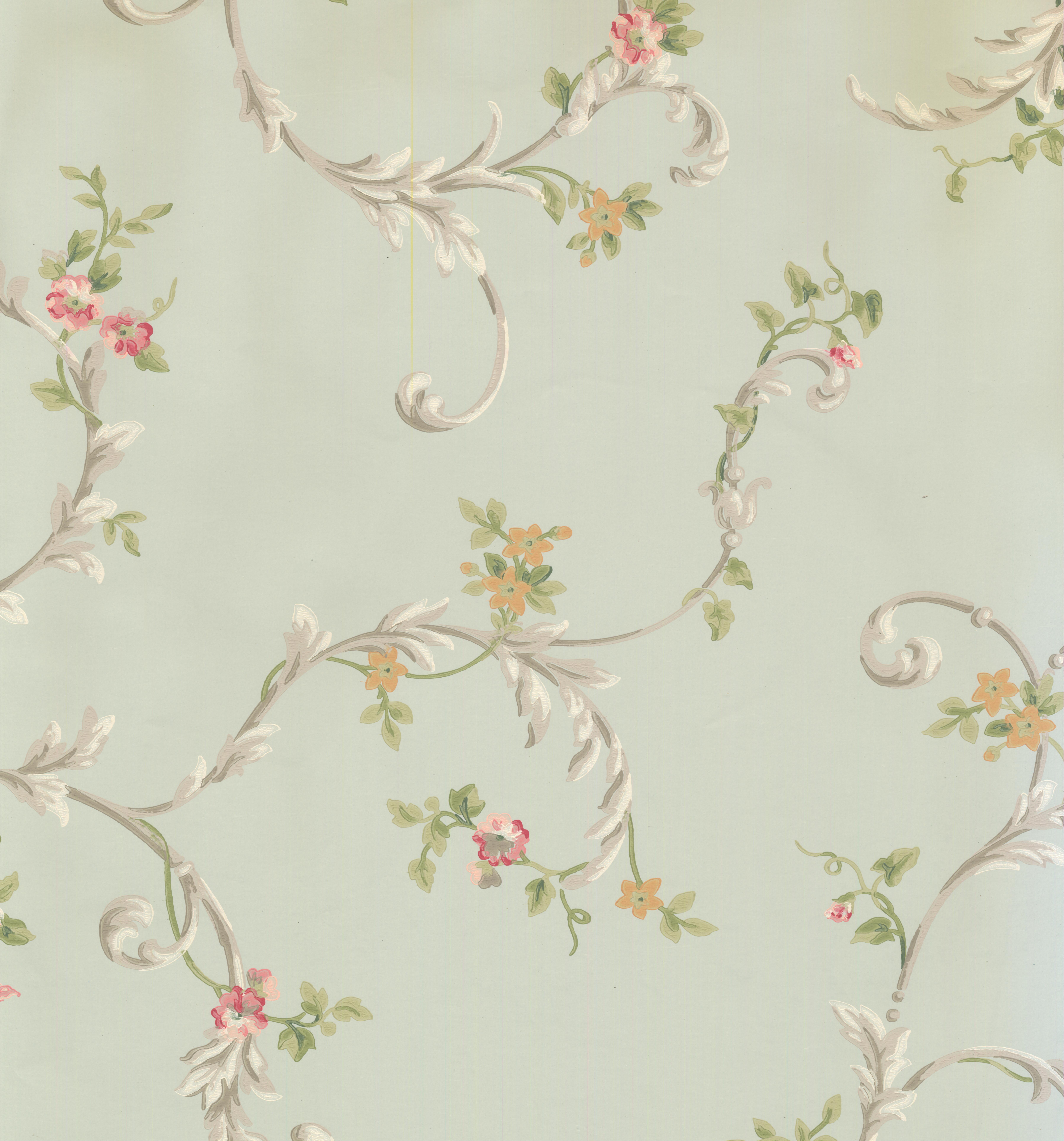 FLORAL Flower Colorful Green Wallpaper Roll Walmart Canada