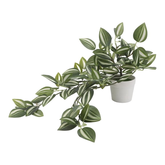 Pot Included Faux Hanging Plant Realistic Appearance Versatile Decoration