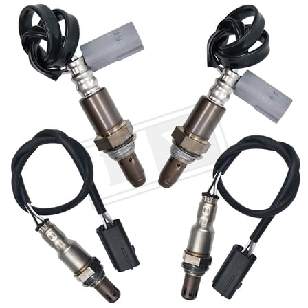 Ruiya 4Pcs Upstream & Downstream For 2007 Infiniti G35, Nissan 350Z 3.5L O2 Oxygen Sensor