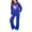 Blue, variant on Girls Sequin Heart Sweatsuit Set - Pullover Sweatshirt and Jogger Sweatpants, 2 Piece Outfit (White, 7-8 Years)