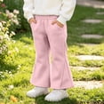 thumbnail image 6 of JOANKDMI Tween Girls Flared Sweatpants Size 10-11 High Waisted Yoga Pants with Pockets Elastic Waist Wide Leg Casual Athletic Trousers for Dance Everyday Activewear, 6 of 8