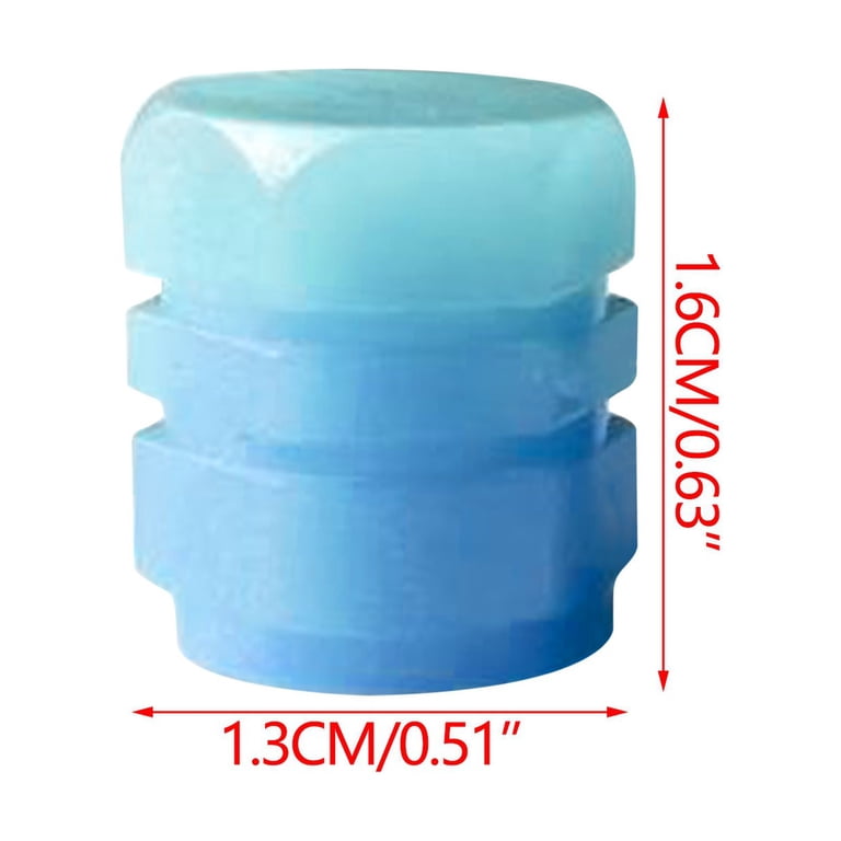 Blue Fluorescent Car Tire Valve Caps Luminous Tire Valve Stem Caps For Blue Fluorescent Car Tire Valve Caps Luminous Tire Valve Stem Caps For