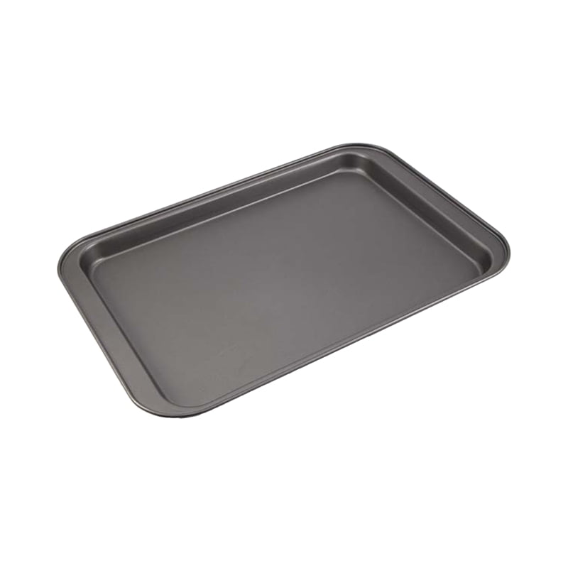1# karrychen Carbon Steel Rectangle Plate Tray Non Stick Pizza Pan Cake Mold Baking Bakeware 