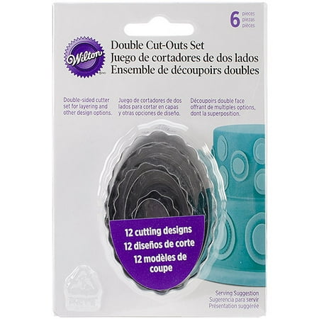 

Wilton Fondant Double Cut-Out Set Oval 6 pc. 417-2583