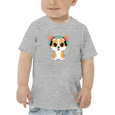 

Corgi With Headsets T-Shirt Toddler -Image by Shutterstock 3 Toddler