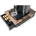 thumbnail image 2 of Wooden Coffee Pod Storage Drawer Holder Compatible with Nespresso Vertuoline Capsules, Rustic Brown, 2 of 11