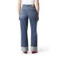 thumbnail image 5 of Levi Strauss Signature Women's Vintage Mid Rise Cuffed Stovepipe Jeans, 5 of 9