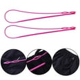 thumbnail image 6 of 1PC 23In Flexible Plastic Drawstring Threader Tool, Easy Threader Drawstring Replacement Tool for Jackets Swim Trunks Pants Sweatpants Shorts Hoodies (Hot Pink), 6 of 9