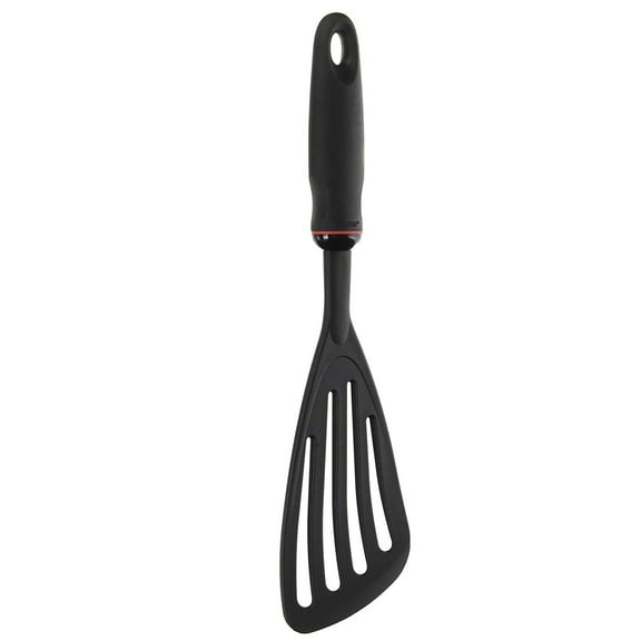 Norpro 12" Long Grip-EZ Handle Slotted Nylon Turner Spatula