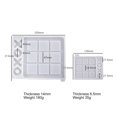 thumbnail image 4 of CAROOTU DIY Mold X O Shape Board Game Silicone Resin Mold Kit Modern Farmhouse Porch Decor Coffee Game Table, 4 of 7