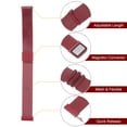 thumbnail image 5 of Uxcell Stainless Steel Mesh Watch Band 16mm Quick Release Magnetic Clasp, Red, 5 of 6